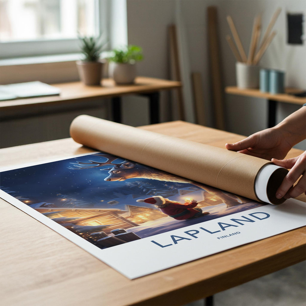Lapland Poster - Finland Wall Art