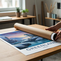 Greenland Poster - Arctic Wall Art With Majestic Polar Bears & Icy