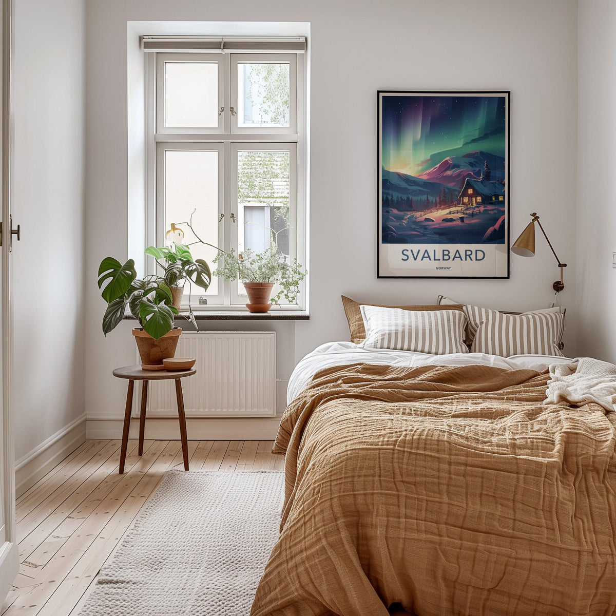 Svalbard Poster - Nordic Winter Wonderland Arctic Wall Decor Print