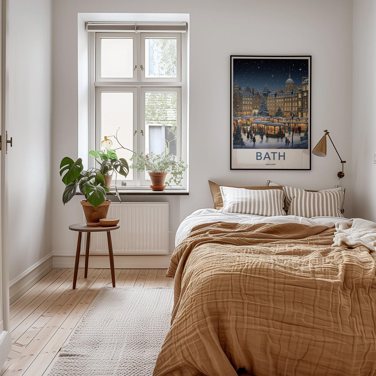 Bath England Poster - Historic City Wall Art Featuring Georgian