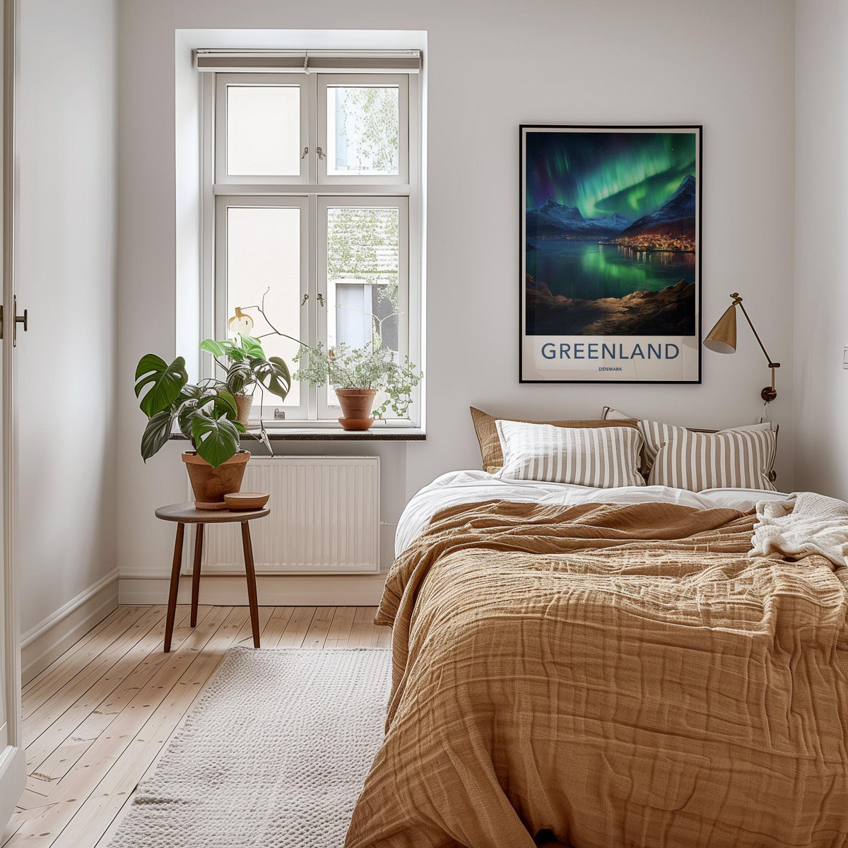 Greenland Poster - Scenic Wall Art Featuring Northern Lights & Snow
