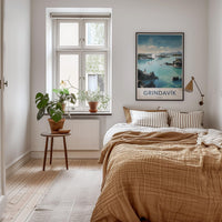 Grindavik Poster - Iceland Wall Art Featuring Volcanic Landscape