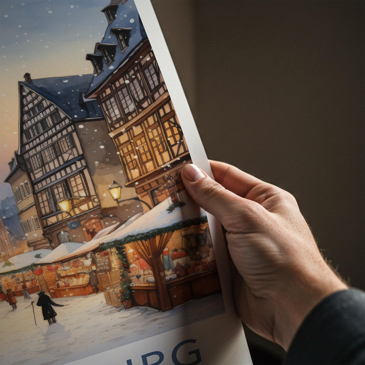 Strasbourg Wall Art - France Wall Decor With Medieval Cathedral