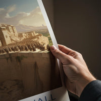 Western Wall Poster - Historic Jerusalem Art & Sacred Site Wall Decor
