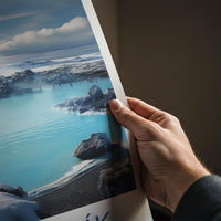 Grindavik Poster - Iceland Wall Art Featuring Volcanic Landscape
