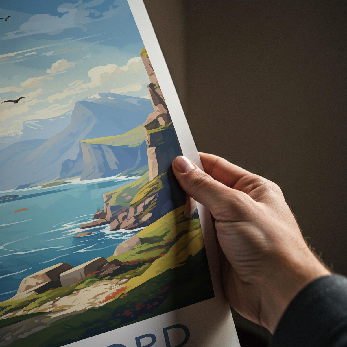 Sognefjord Poster - Norway Wall Art