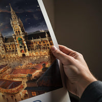 Lodz Poster - Poland Wall Art Featuring Vibrant Market Squares
