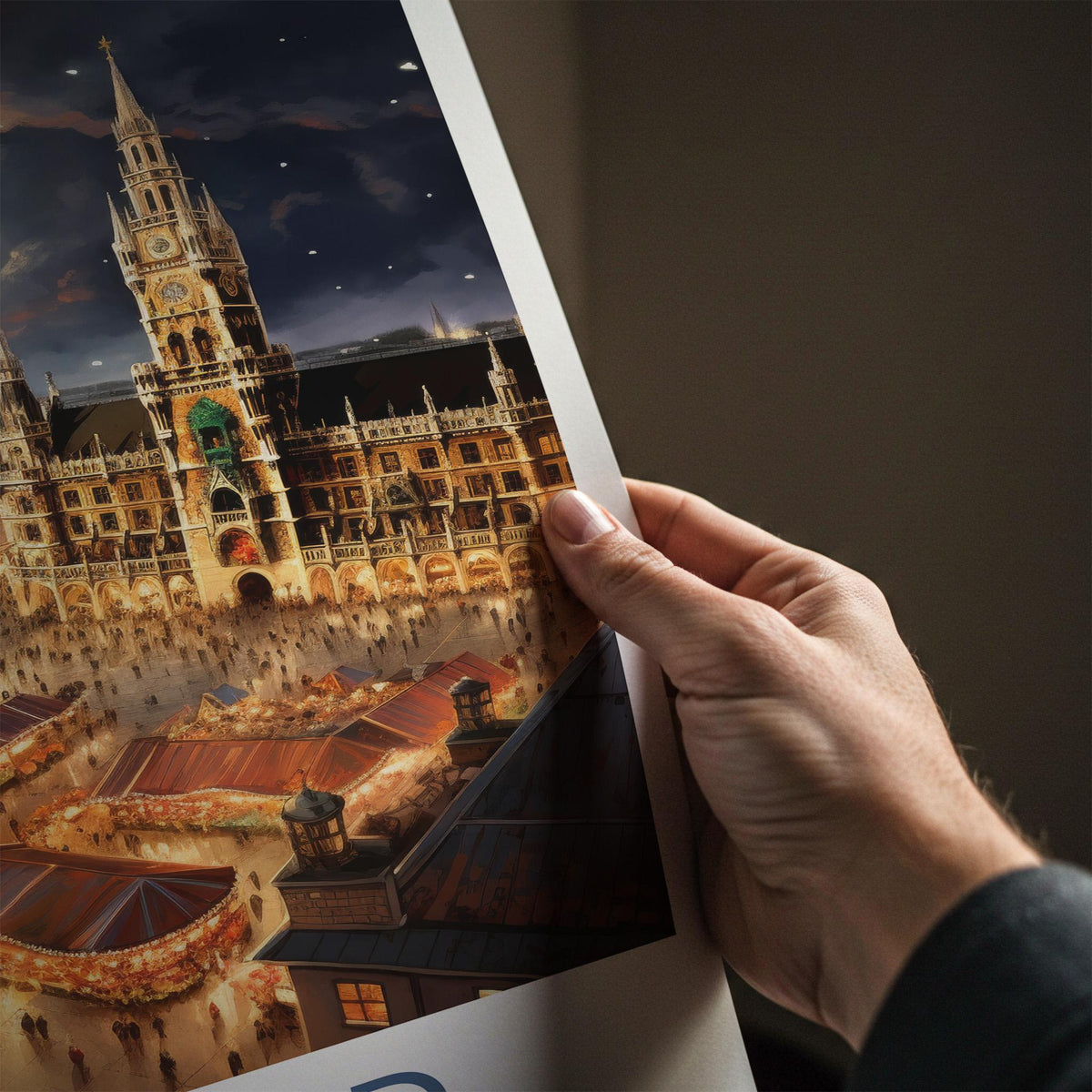 Lodz Poster - Poland Wall Art Featuring Vibrant Market Squares