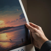 Sri Lanka Poster - Tropical Sunset Print With Palm Tree Wall Decor
