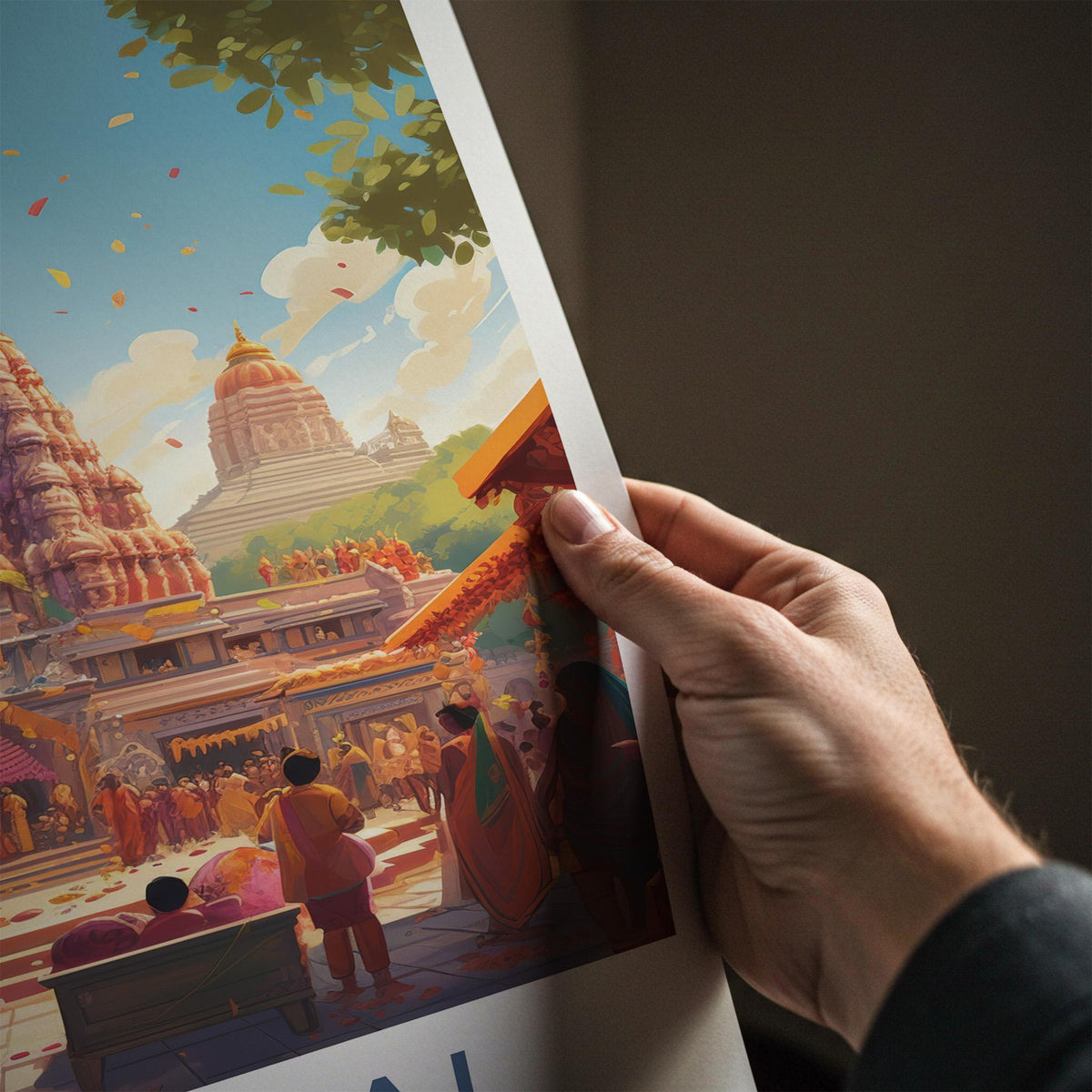 Chennai Wall Art - Vibrant India Artwork