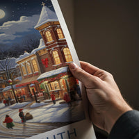 Frankenmuth Wall Art - Winter Village Scene