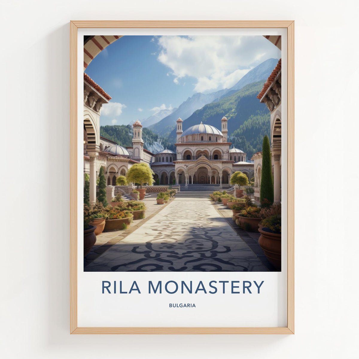 Rila Monastery Poster - Bulgaria Wall Art