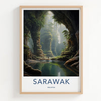 Sarawak Wall Art - Malaysia Tropical Rainforest Landscape Print