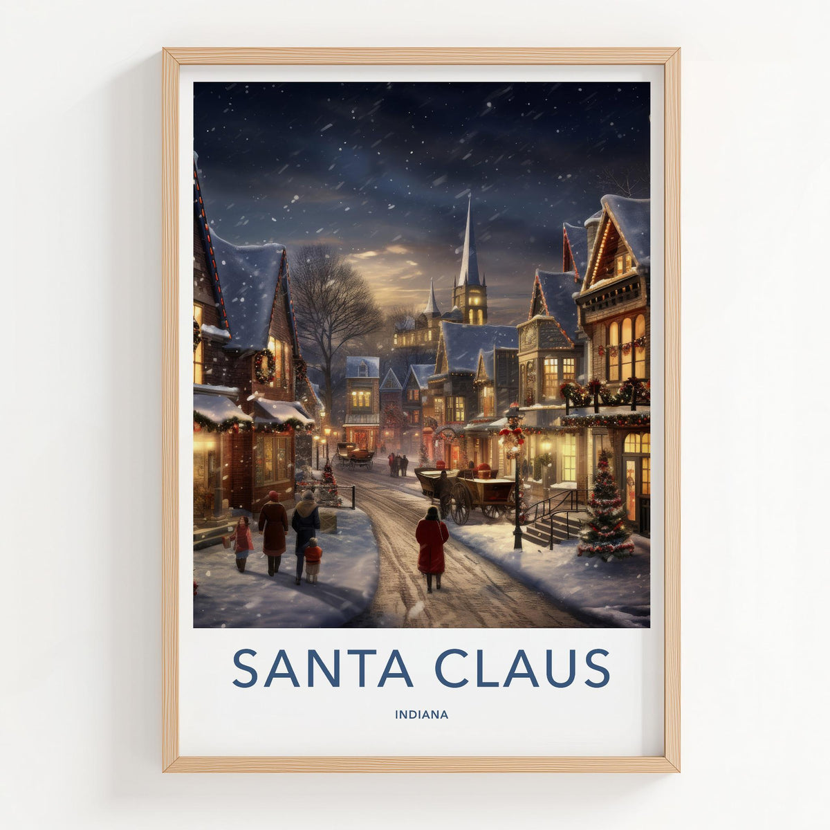 Santa Claus Poster - Indiana Wall Art