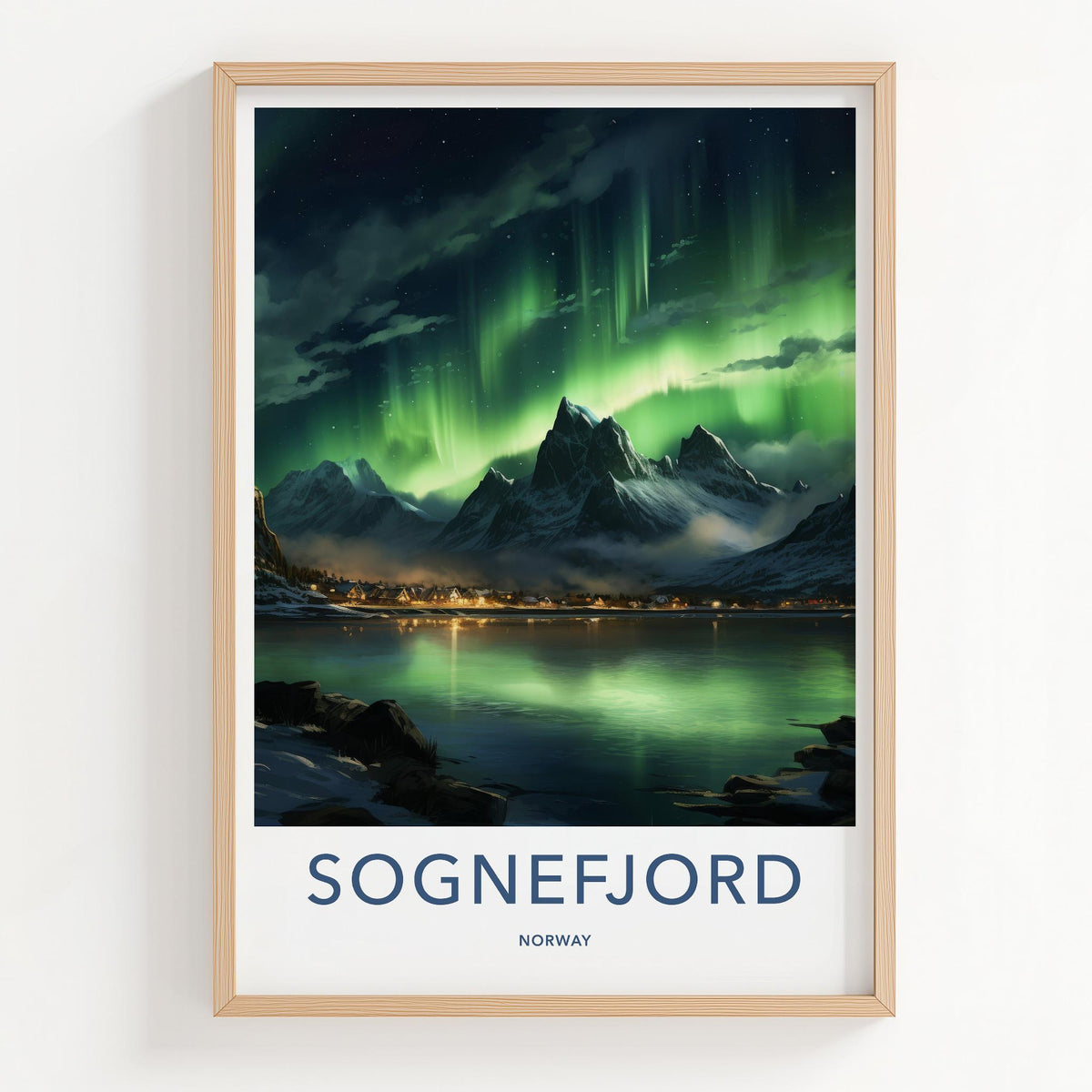 Sognefjord Poster - Norway Wall Art