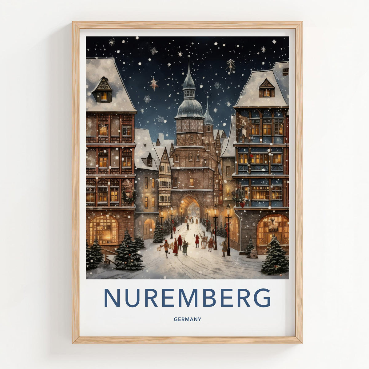 Nuremberg Wall Art - Germany Wall Art Featuring Medieval Buildings