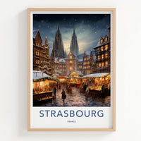 Strasbourg Cathedral Poster - France Wall Art Featuring Gothic