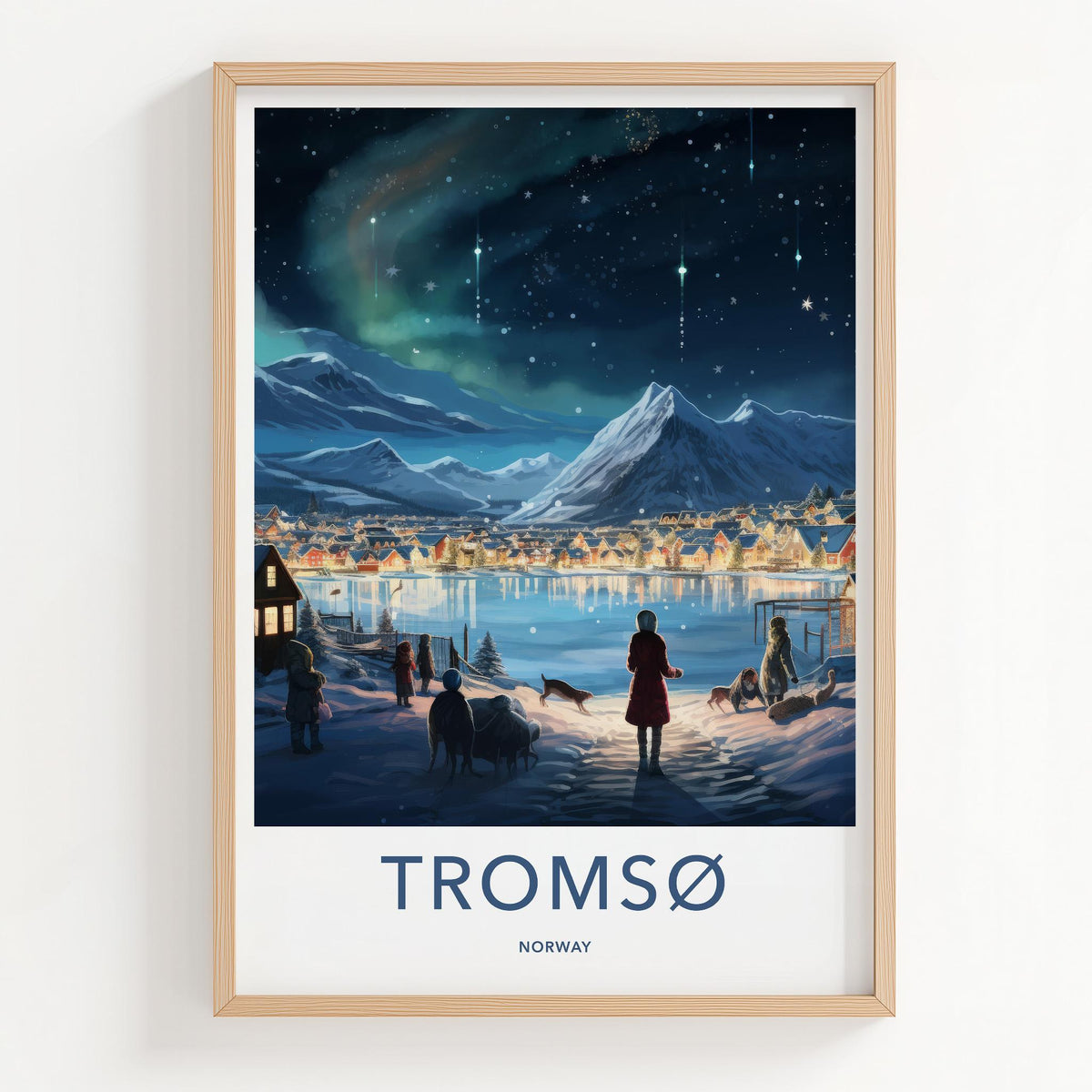 Tromsø Poster - Northern Lights Print