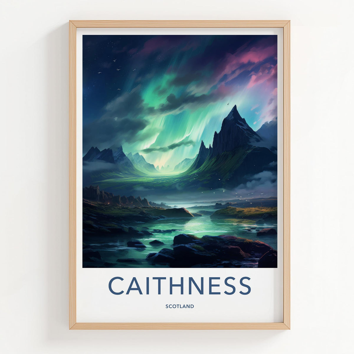 Caithness Scotland Poster - Scenic Highlands Wall Decor & Northern