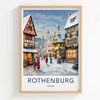 Rothenburg Wall Art - Historic German Town Poster
