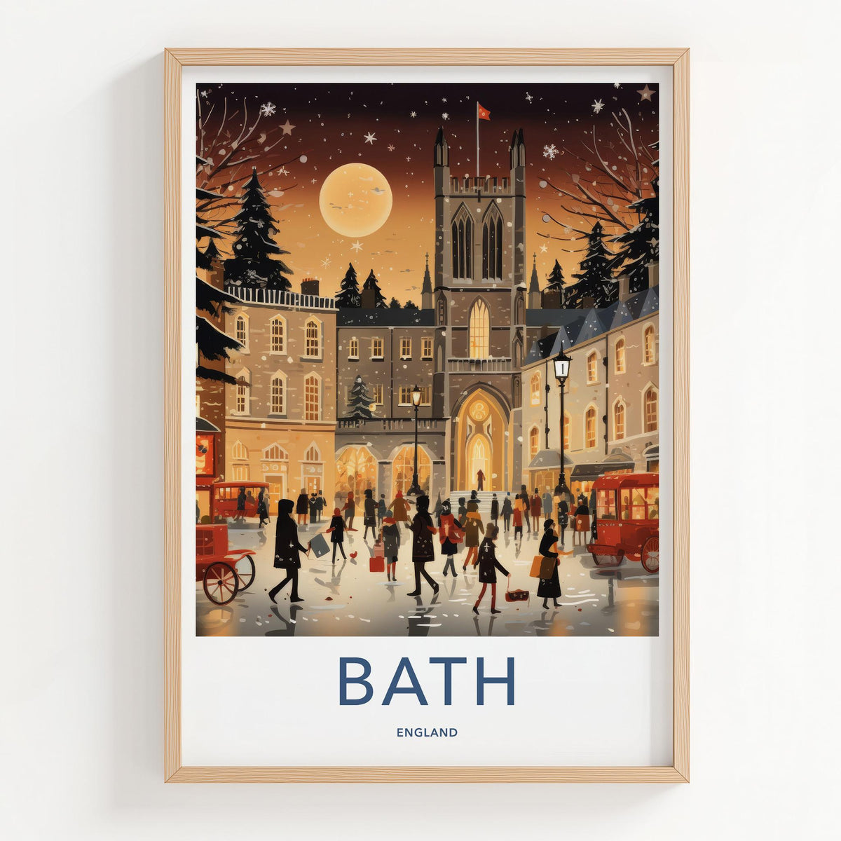 Bath England Poster - Georgian Architecture Print