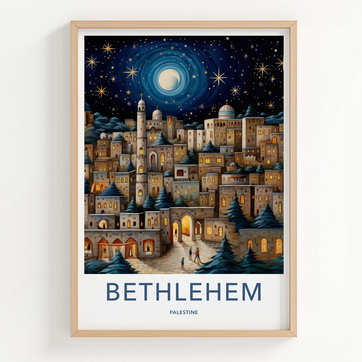 Bethlehem Wall Art - Historic City Artwork