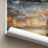 Salzburg Poster - Alpine Landscape Art Featuring Mozart Birthplace