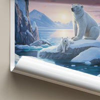Greenland Poster - Arctic Wall Art With Majestic Polar Bears & Icy