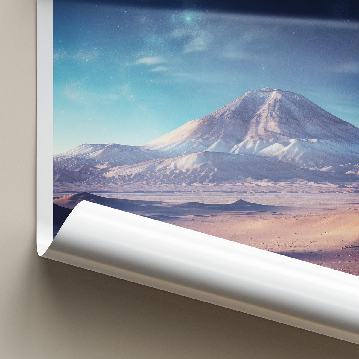 Atacama Desert Poster - Chile Wall Art Featuring Cosmic Desert