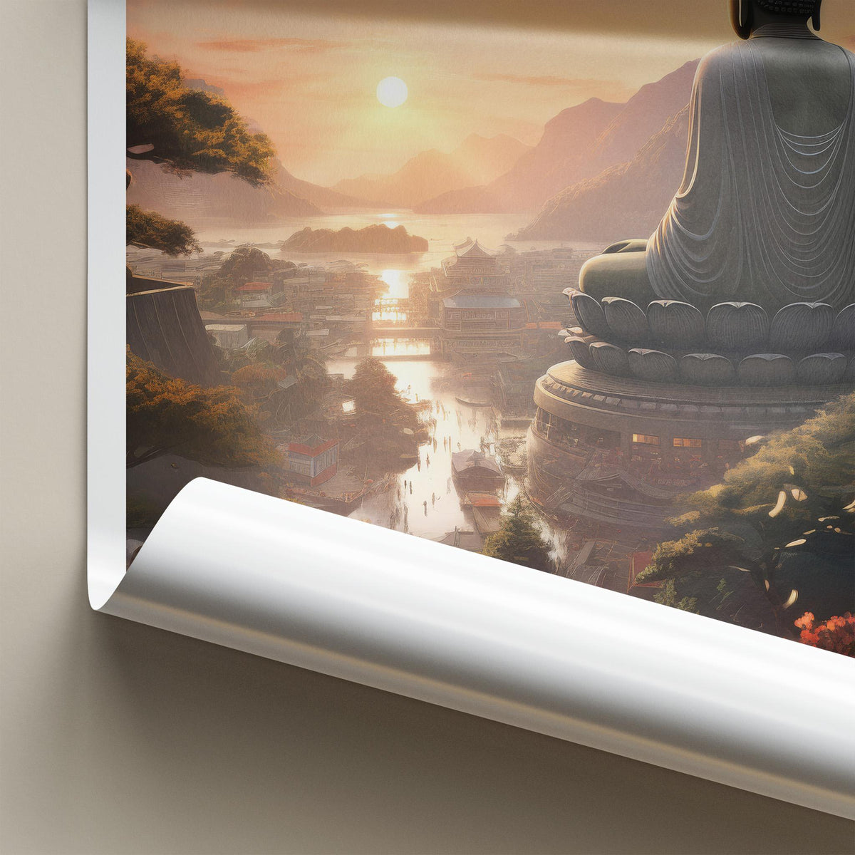 Great Buddha Poster - Taiwan Wall Art