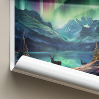 Svalbard Poster - Norway Wall Art Featuring Northern Lights