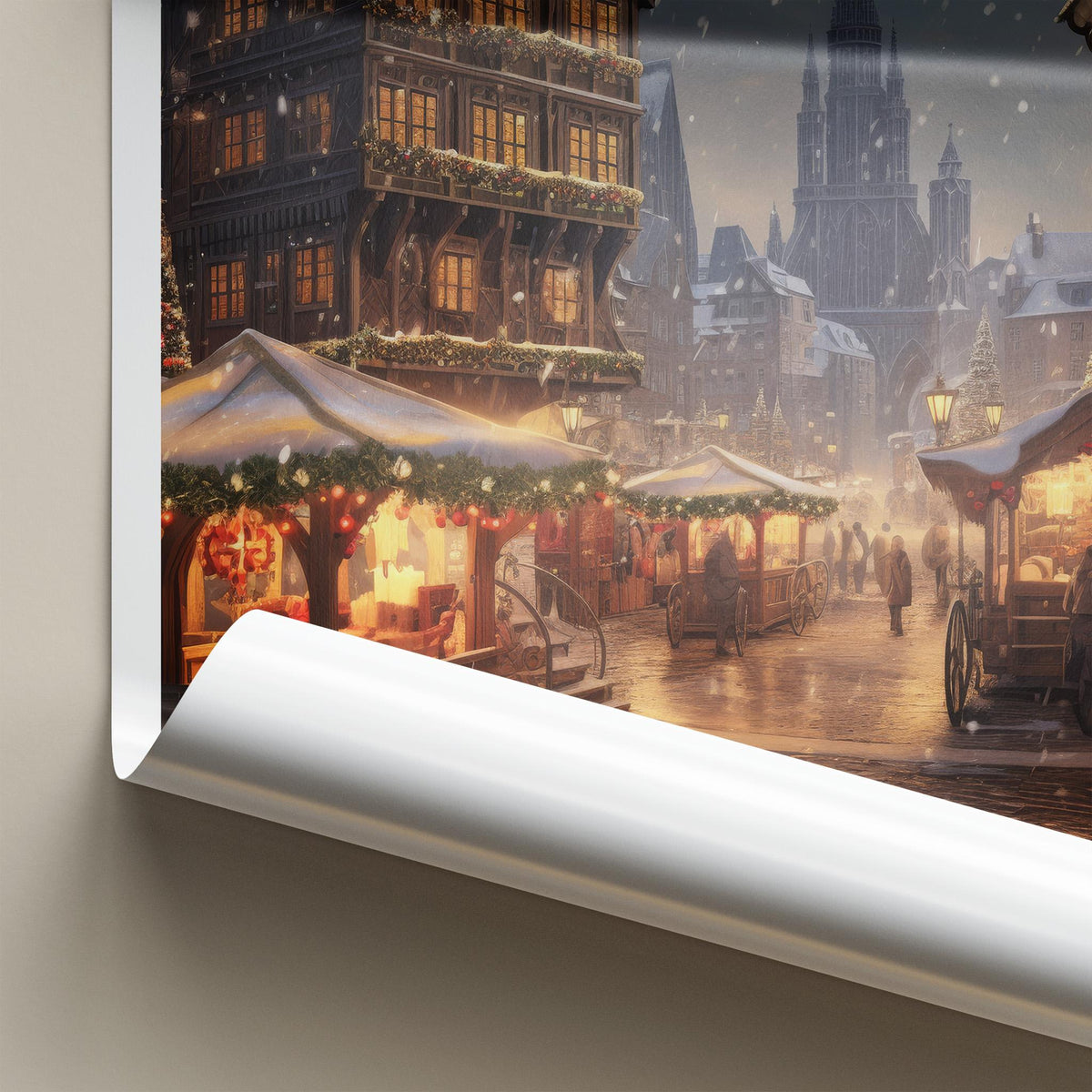 Strasbourg Wall Art - Historic City Poster With Gothic Architecture