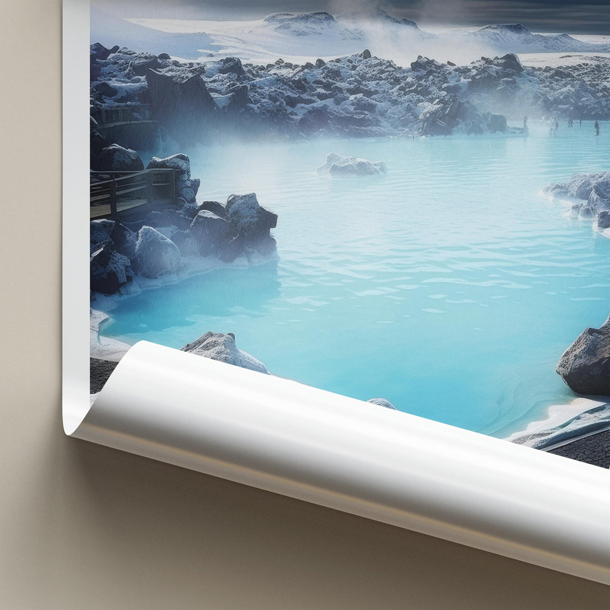 Grindavik Poster - Iceland Wall Art Featuring Volcanic Landscape