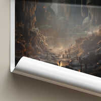 Mulu Caves Poster - Malaysia Wall Art Featuring Natural Cave