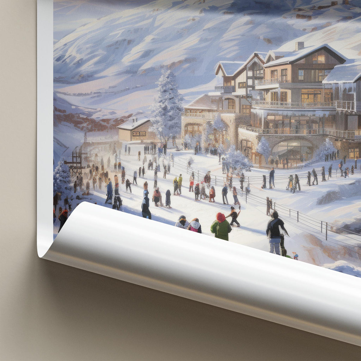 Faraya Mzaar Poster - Lebanon Wall Art