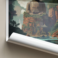 Sichuan Wall Art - China Wall Decor Featuring Buddha & Serene