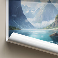 Nordfjord Wall Art - Norway Poster With Serene Fjord Landscape Print