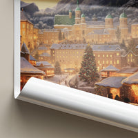 Salzburg Austria Poster - Scenic Winter Landscape Print