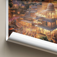 Gujarat Wall Art - Framed Cityscape Poster Featuring Indian
