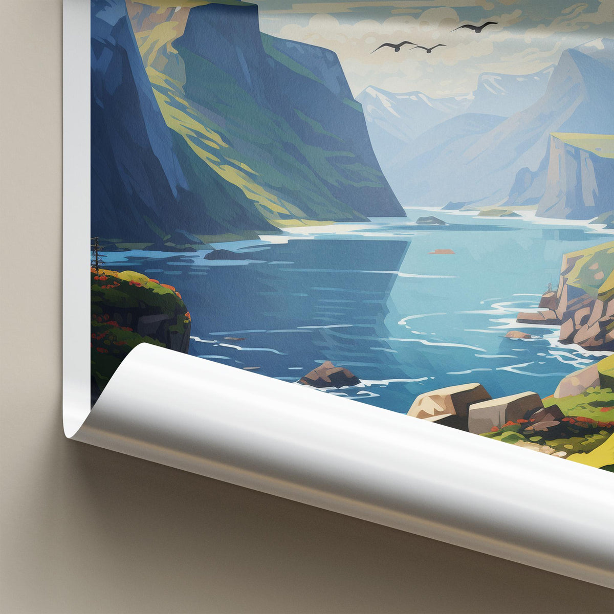 Sognefjord Poster - Norway Wall Art
