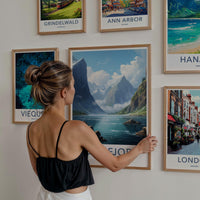Nordfjord Wall Art - Norway Poster With Serene Fjord Landscape Print