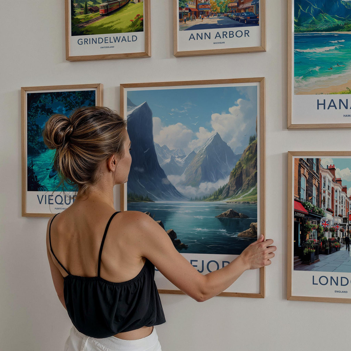 Nordfjord Wall Art - Norway Poster With Serene Fjord Landscape Print
