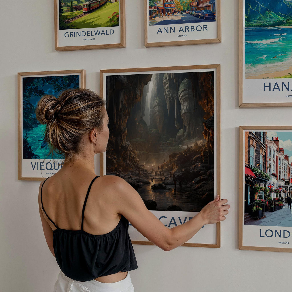 Mulu Caves Poster - Malaysia Wall Art Featuring Natural Cave
