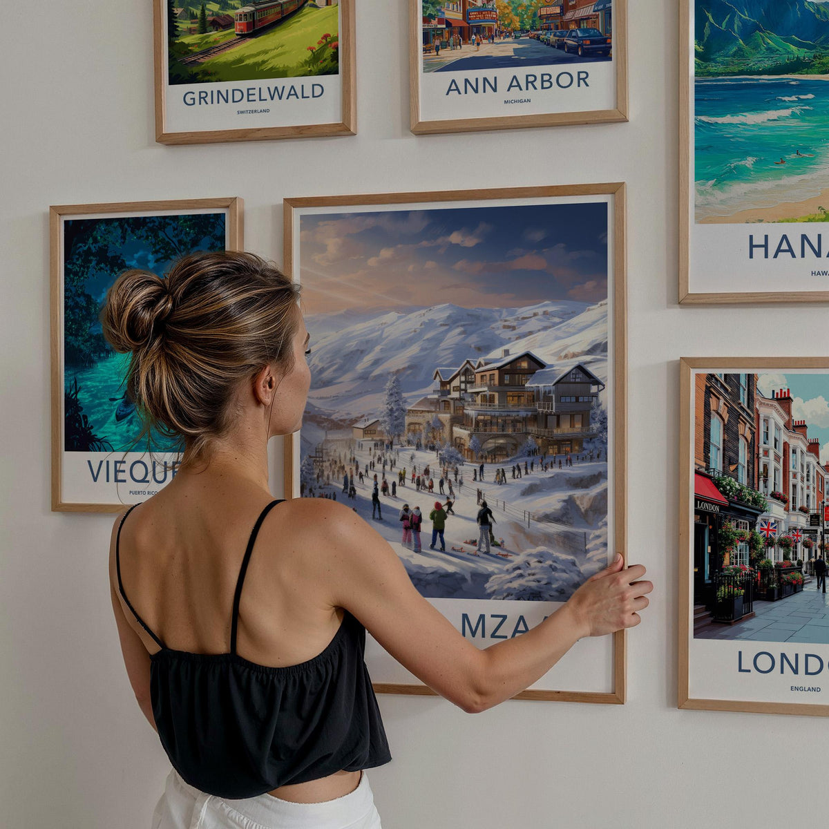 Faraya Mzaar Poster - Lebanon Wall Art
