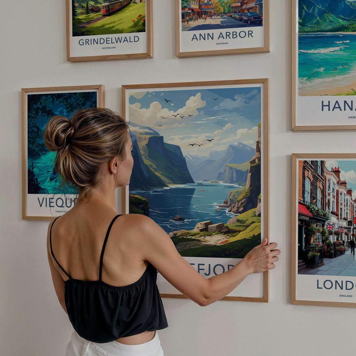 Sognefjord Poster - Norway Wall Art