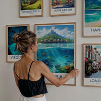 Cuba Wall Art - Vibrant Caribbean Travel Poster