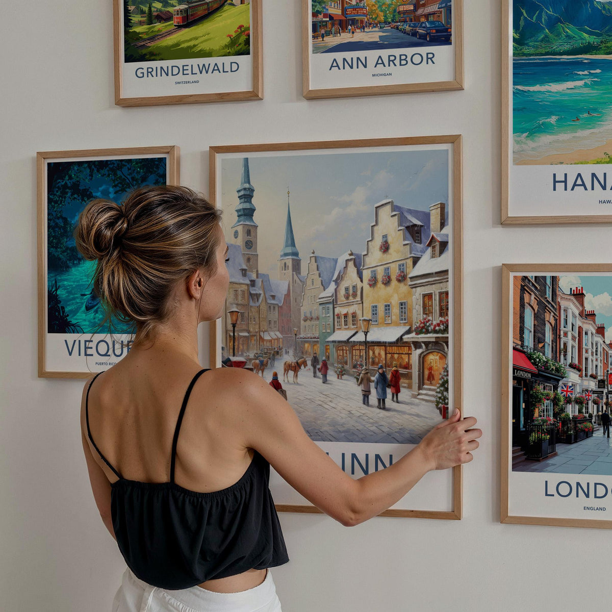 Tallinn Wall Art - Estonia Travel Poster