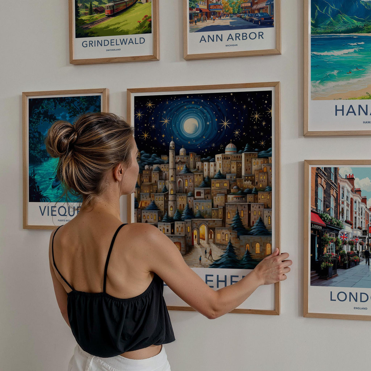 Bethlehem Wall Art - Historic City Artwork