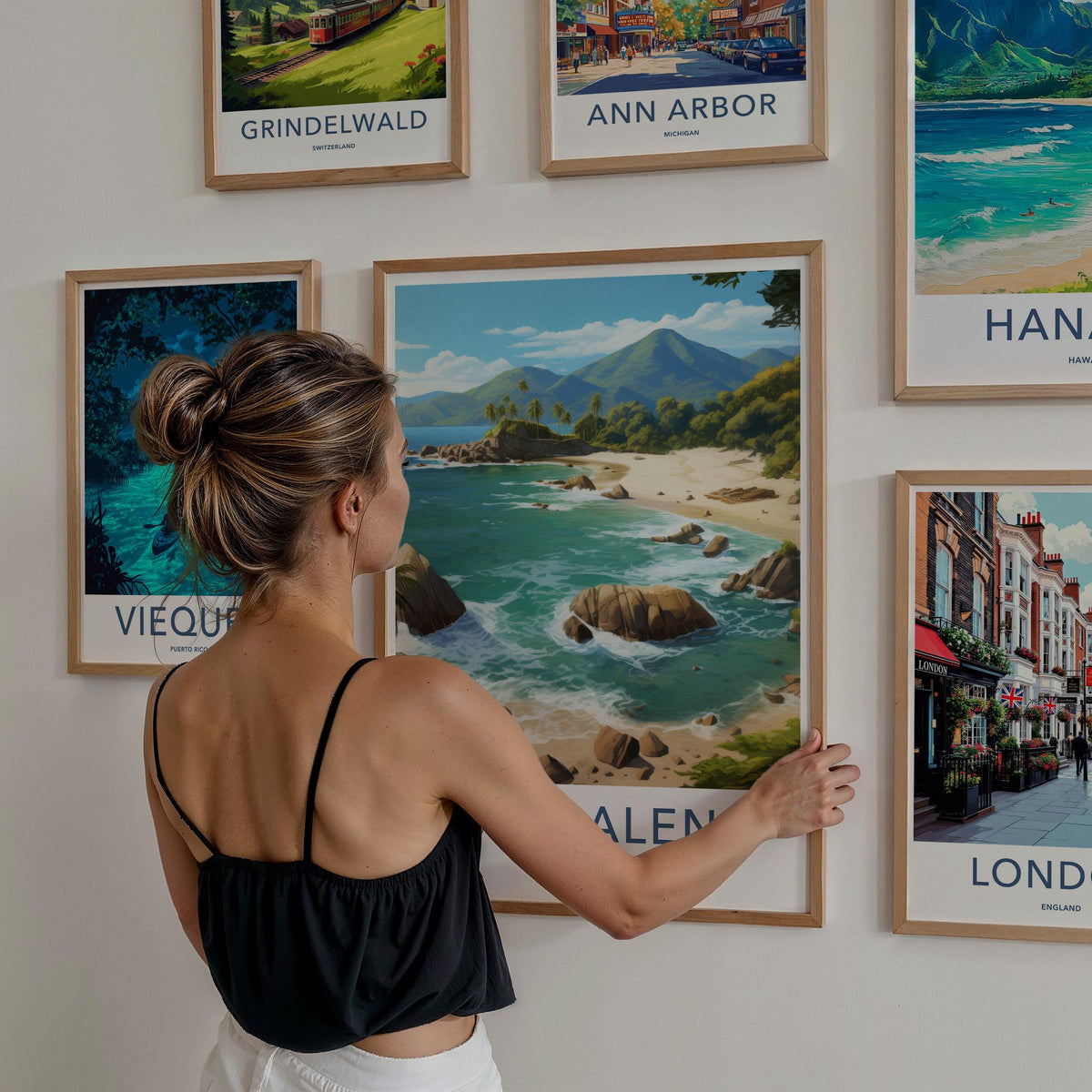 Magdalena Colombia Poster - Scenic Mountain Art & Vibrant Beach