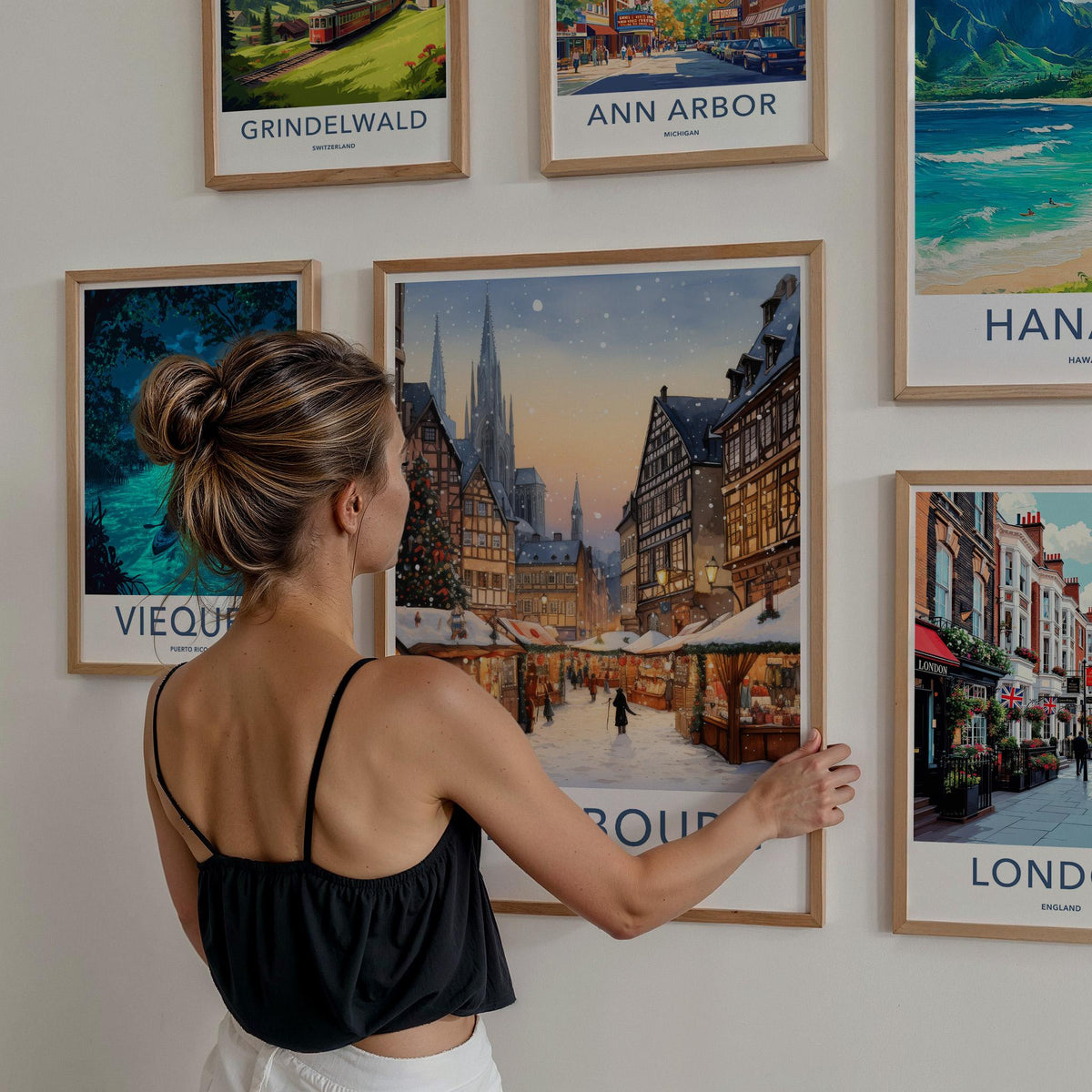 Strasbourg Wall Art - France Wall Decor With Medieval Cathedral